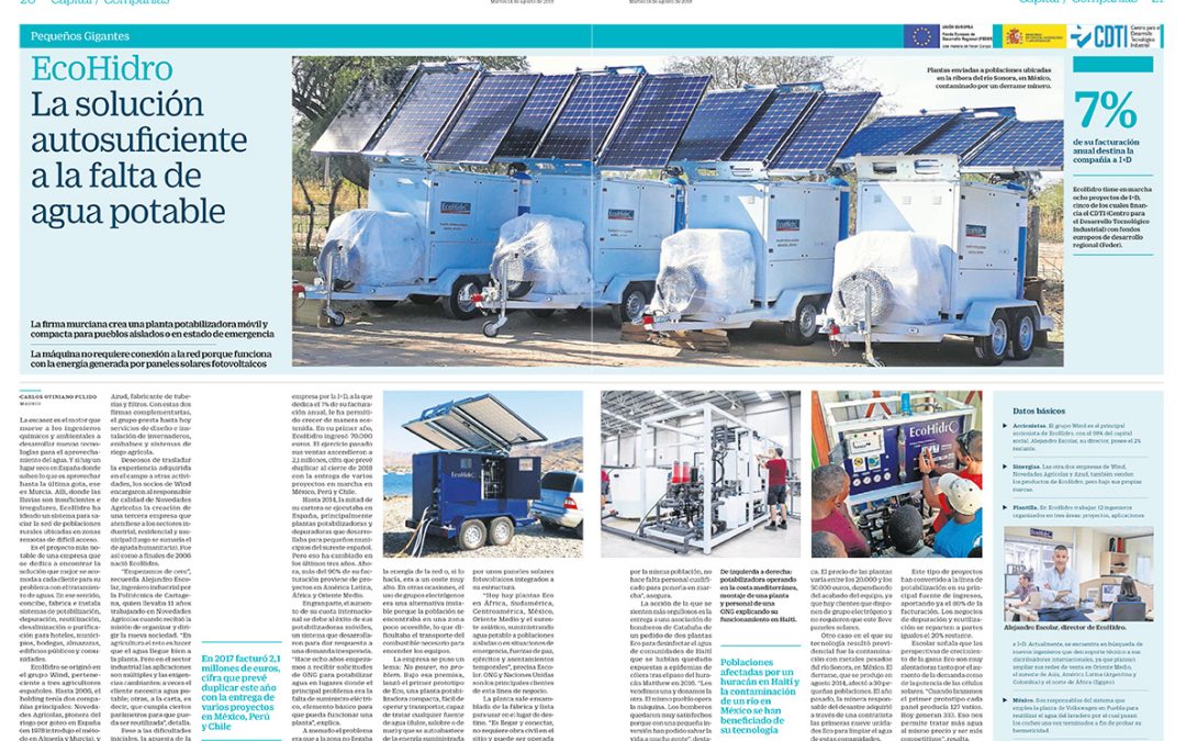 La solución autosuficiente a la falta de agua potable